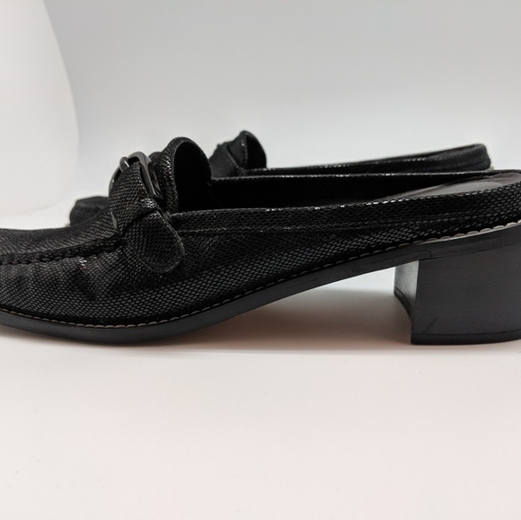 SALE!! Stuart Weitzman slip on black mules - Picture 8 of 8